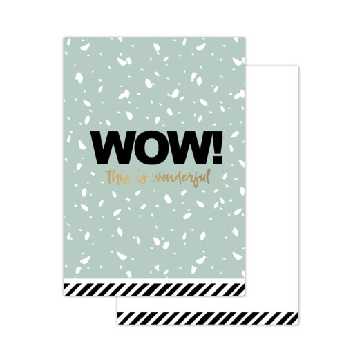 Minikaartjes WOW! 20 stuks | CollectivWarehouse