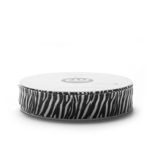 Sierlint animalprint 25mm zebra zwart/wit | CollectivWarehouse