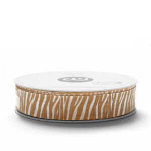 Sierlint animalprint 25mm zebra creme/wit | CollectivWarehouse