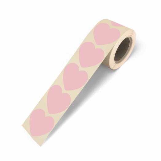 Cadeaustickers pink hearts | CollectivWarehouse