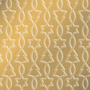 Zijdepapier Trees & Stars goud | CollectivWarehouse