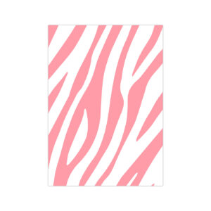 Kaart zebra pattern neon | Studio Stationery