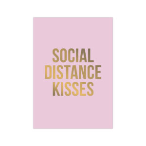 Kaart Social Distance Kisses | Studio Stationery
