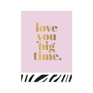 Kaart Love you big time | Studio Stationery