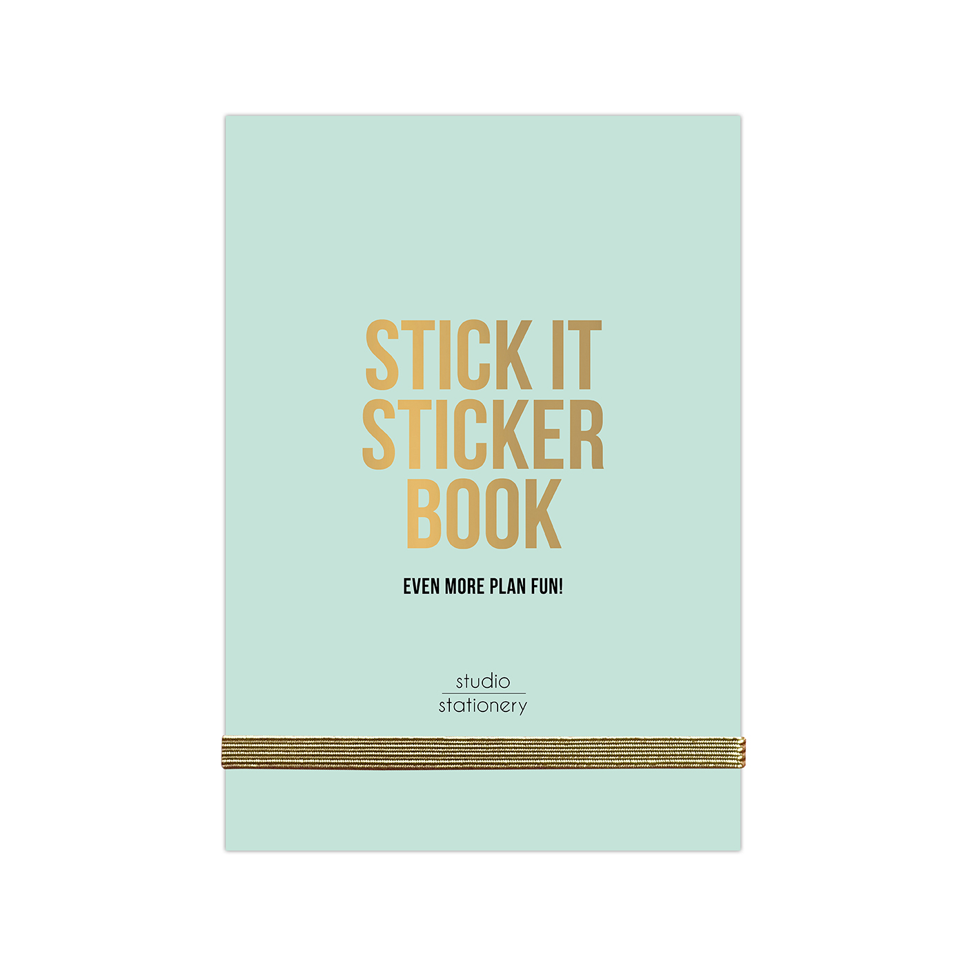 Stick it Stickerbook green Studio Stationery