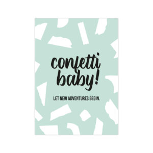 Kaart Confetti Baby | Studio Stationery