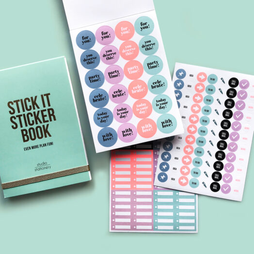 Stick it Stickerbook green | Studio Stationery