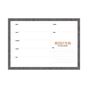 A4 Weekly Lovely Leaves | Studio Stationery