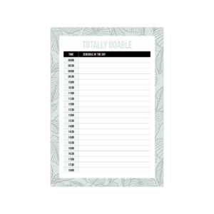 A5 Daily Plan noteblock Totally Doable | Studio Stationery