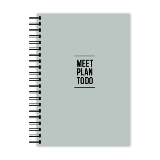 Notebook Meet Plan To Do | Studio Stationery