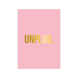 Postcard Unplug Studio Stationery | CollectivWarehouse