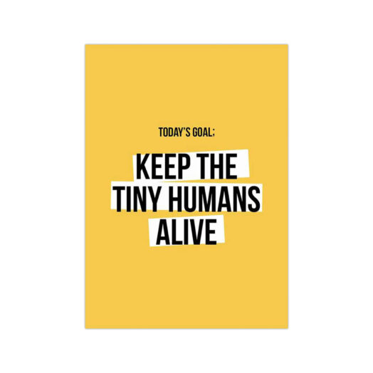 Postcard Tiny Humans Studio Stationery | CollectivWarehouse
