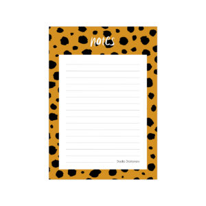 A6 Noteblock Cheetah | Studio Stationery