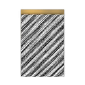 Cadeauzakje Manual Stripes zwart/wit | CollectivWarehouse