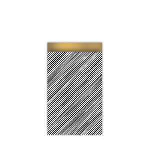 Cadeauzakje Manual Stripes zwart/wit | CollectivWarehouse