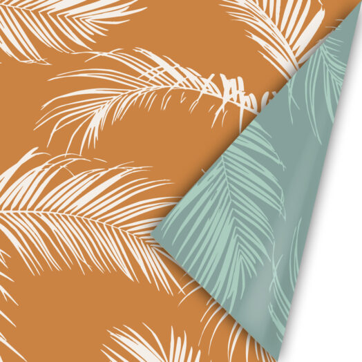 Cadeaupapier Palm Leaves roest/wit | CollectivWarehouse