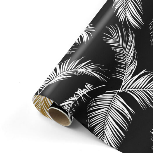 Cadeaupapier Palm Leaves zwart/wit | CollectivWarehouse
