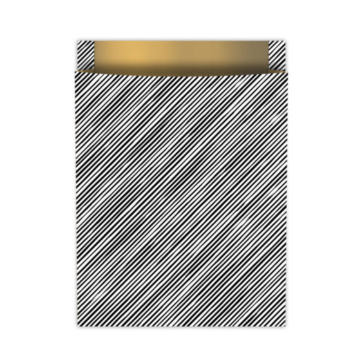 Tijdschrifenzak Manual Stripes zwart/wit | CollectivWarehouse