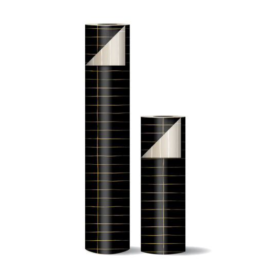 Toonbankrol Slim Tiles Zwart/goud | CollectivWarehouse