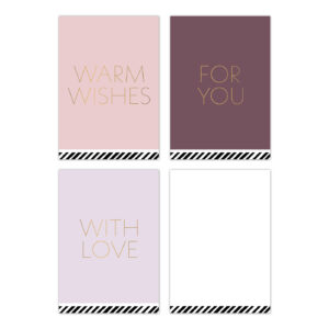 Minikaartjes Xmas wishes Mix Warm | CollectivWarehouse