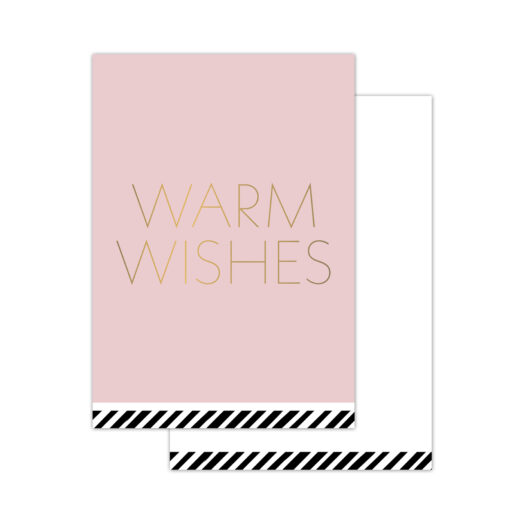 Minikaartjes Xmas wishes roze | CollectivWarehouse