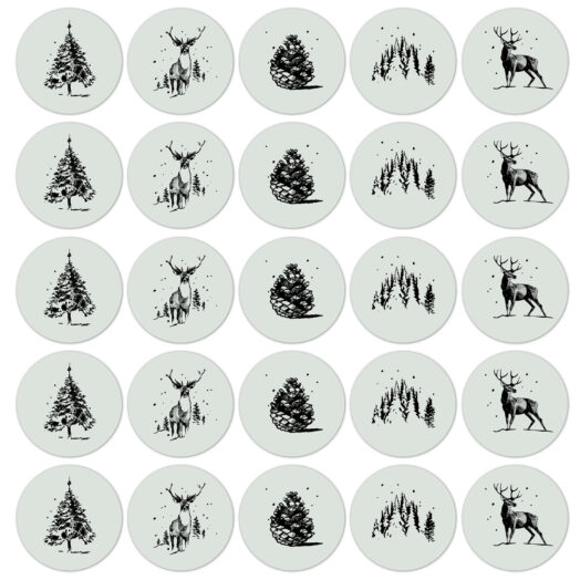 Cadeaustickers Signature Xmas salie | CollectivWarehouse
