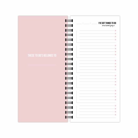 Checklist Notebook I've got things to do pink Studio Stationery | CollectivWarehouse