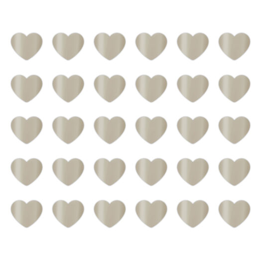 Cadeaustickers champagne mini hearts | CollectivWarehouse