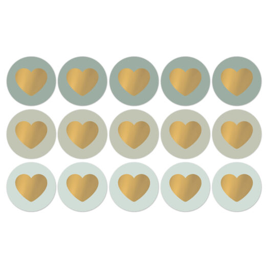 Cadeaustickers Lovely Hearts '23 cool | CollectivWarehouse