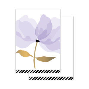 Minikaartjes Layered Petals lila | CollectivWarehouse