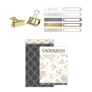 Cadeaubonnen pakket Mistletoe kisses goud | CollectivWarehouse