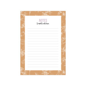 A6 Noteblock Notes Solid Ground | Studio Stationery