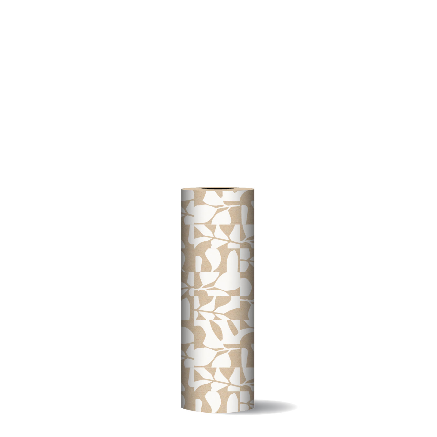 Thekenrolle „Abstract Botanics“ Kraftpapier/Weiß | CollectivWarehouse