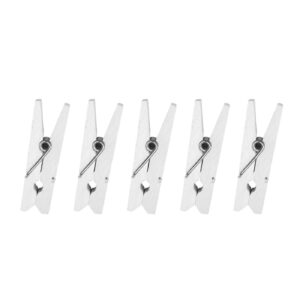 Houten mini knijpers 35mm wit | CollectivWarehouse