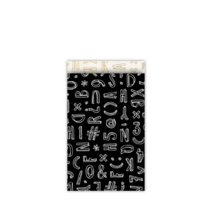 Cadeauzakjes Typo Graphic zwart/wit | CollectivWarehouse