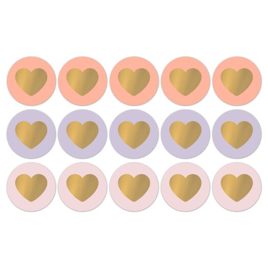 Cadeaustickers Lovely hearts Party '23 warm | CollectivWarehouse