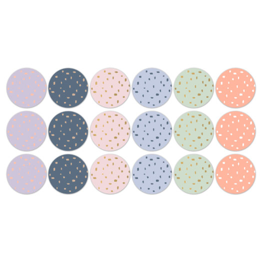 Cadeaustickers Minimal Dots multicolor | CollectivWarehouse