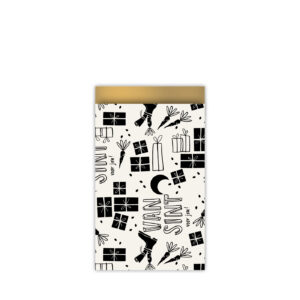 Cadeauzakjes Sint '23 zwart/wit/goud | CollectivWarehouse