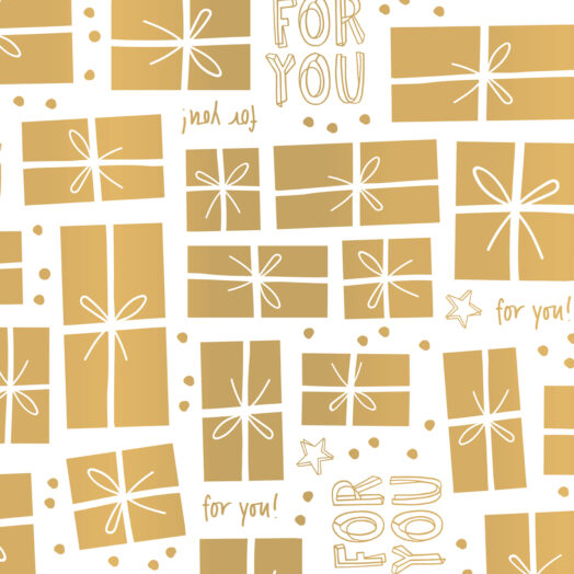 Zijdepapier Happy Wrapping goud | CollectivWarehouse