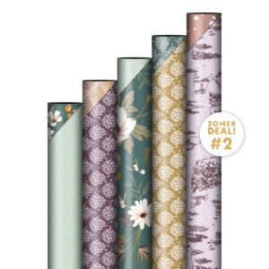 Rollen cadeaupapier - Kerst zomerdeals - assorti | CollectivWarehouse