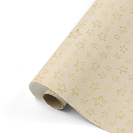 Cadeaupapier Super Stars paperwise/goud | CollectivWarehouse