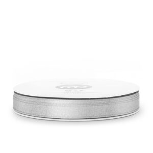 Satijnlint dubbelsatijn 10 mm zilver | CollectivWarehouse