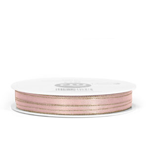 Satijnlint goudband - 6mm - 25m - roze | CollectivWarehouse