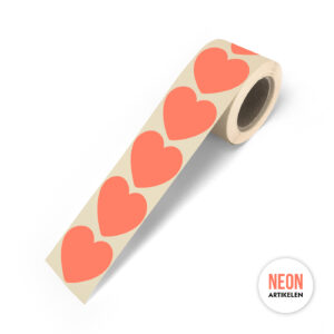Cadeaustickers Fall '24 Hearts neon | CollectivWarehouse