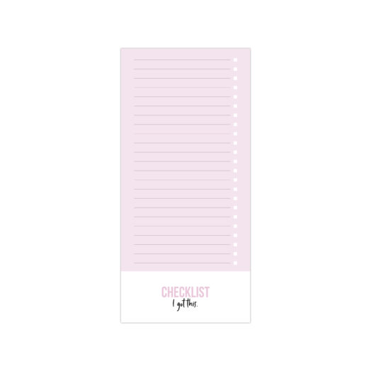 Checklist I Got this '24 roze | CollectivWarehouse