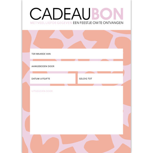 Cadeaubon XL Solo Hearts | CollectivWarehouse