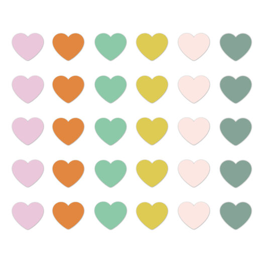 Cadeaustickers Spring '25 mini hearts mix | CollectivWarehouse