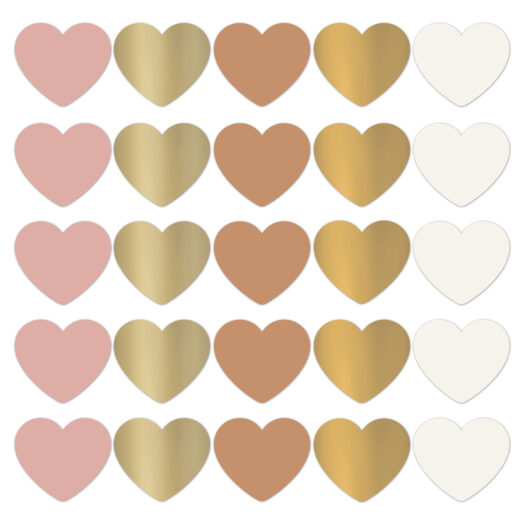 Cadeaustickers Summer '25 hearts mix | CollectivWarehouse