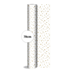 Zijdepapier Minimal Dots wit/goud | CollectivWarehouse