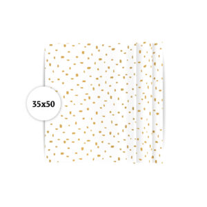 Zijdepapier Minimal Dots wit/goud | CollectivWarehouse